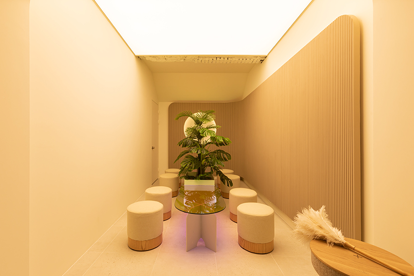 粉色大门的点睛之笔——大邱咖啡馆室内设计-18