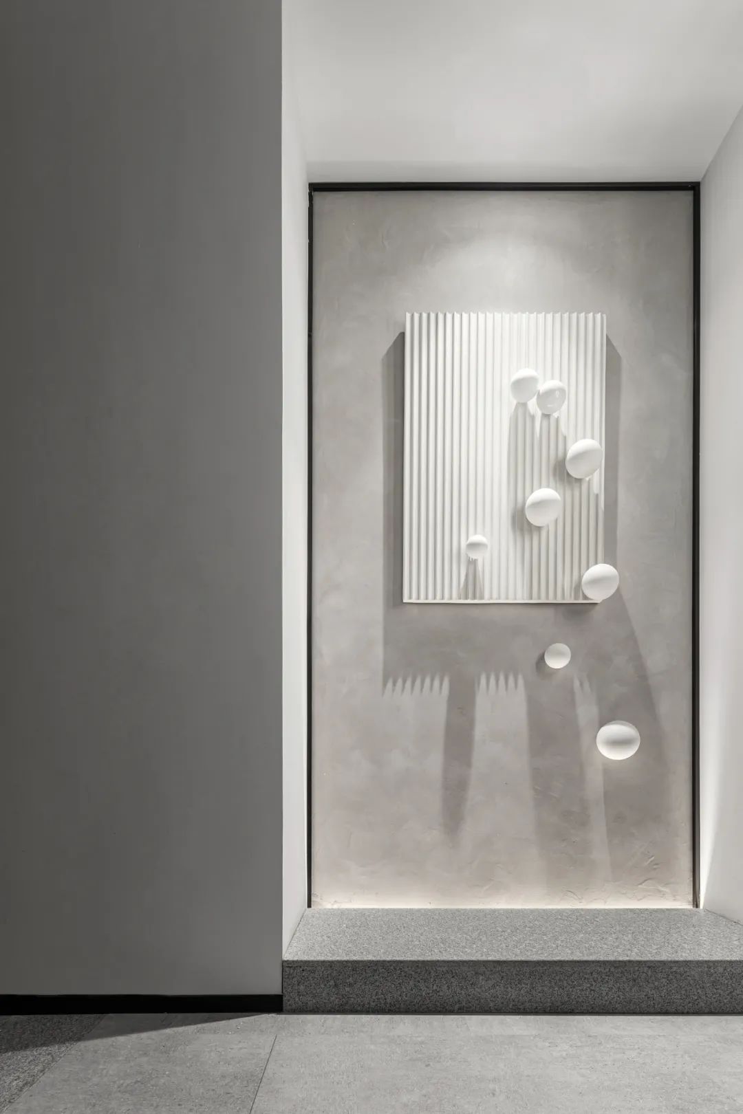 极简黑白灰的现代艺术办公空间丨中国中山丨君儿空间设计-7