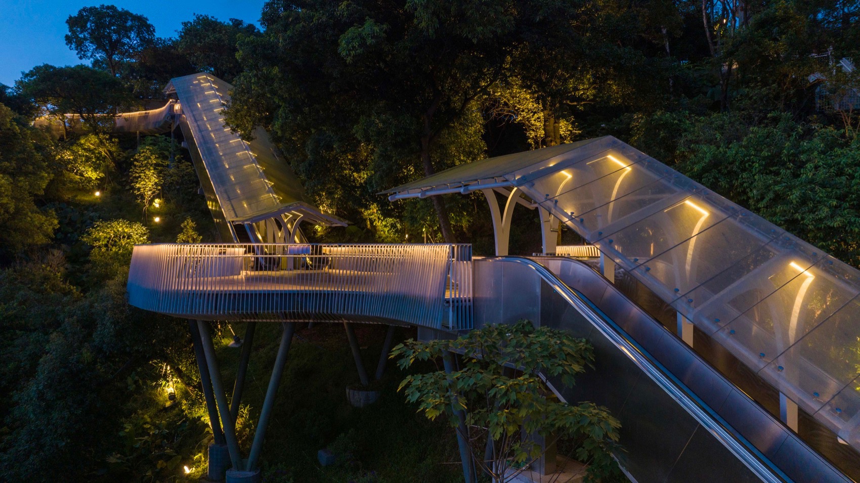 广州白云山摩星岭观光扶梯及栈道丨中国广州丨华南理工大学建筑设计研究院等-45