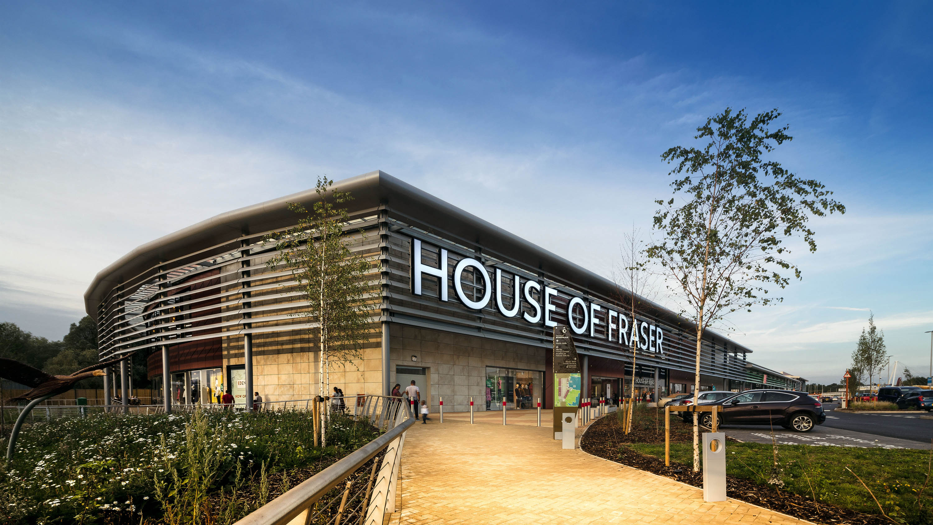 Rushden Lakes House of Fraser 绿色旗舰店 | 自然、时尚与环保的完美融合-34