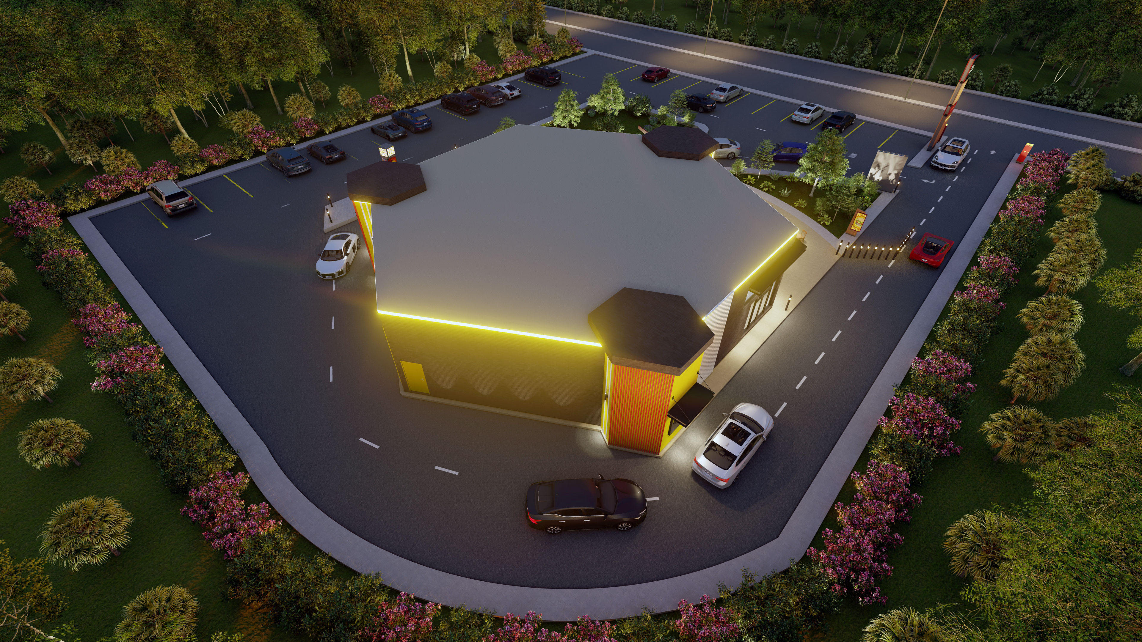 Fast food restaurant Design-11