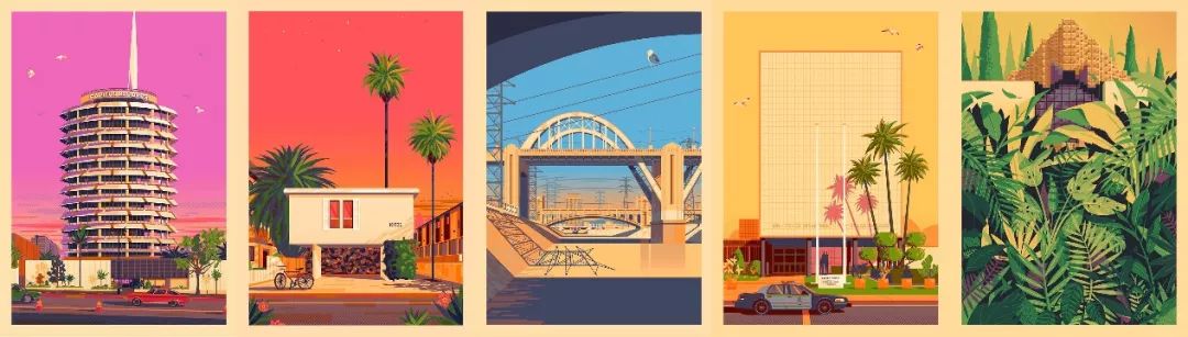 建筑插画 | 创意视角下的城市之美-20