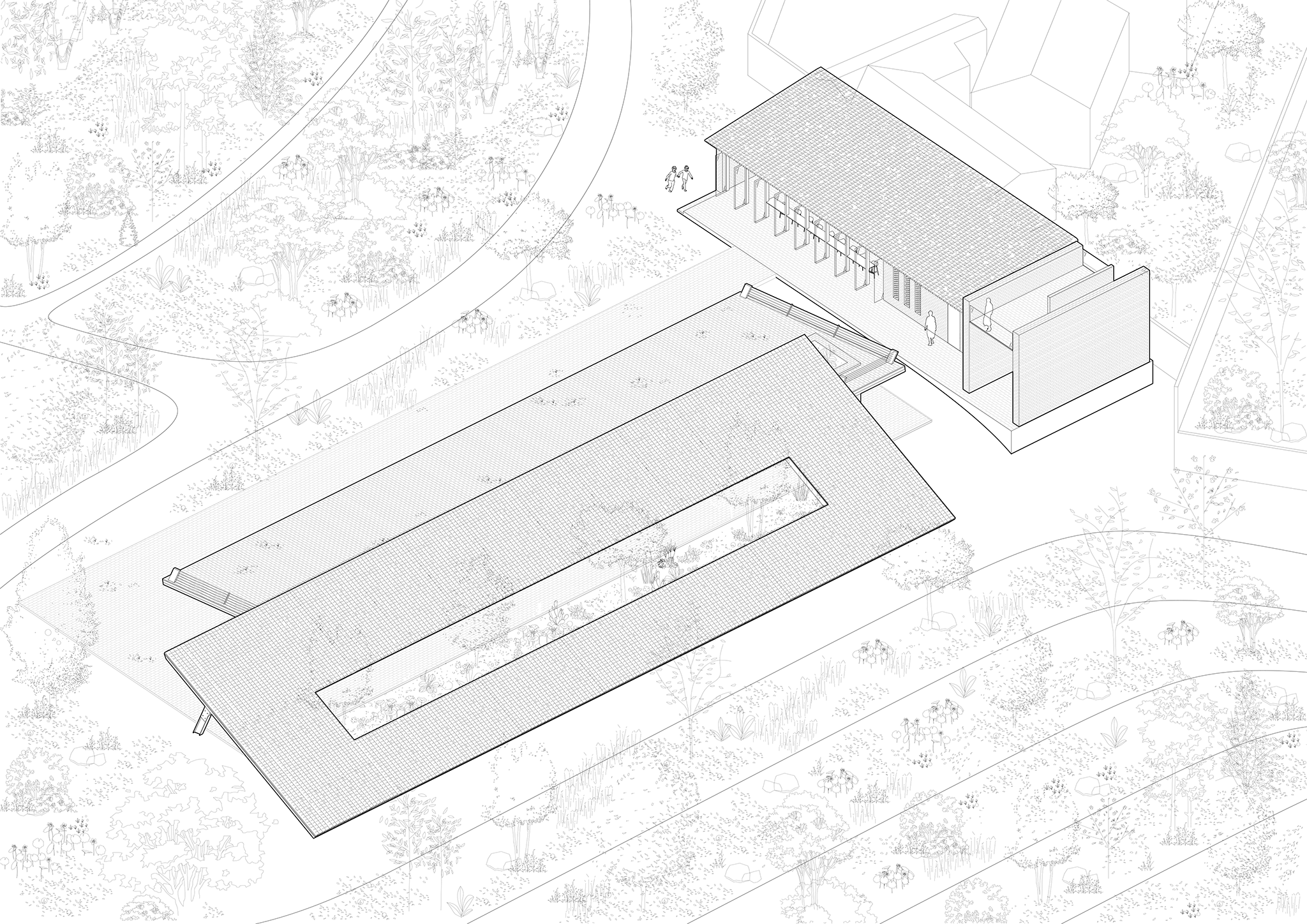 屋盖与台基的重组：青龙湖瞭望观景亭 / F.O.G. 建筑事务所+华中科技大学见微知筑工作室-21