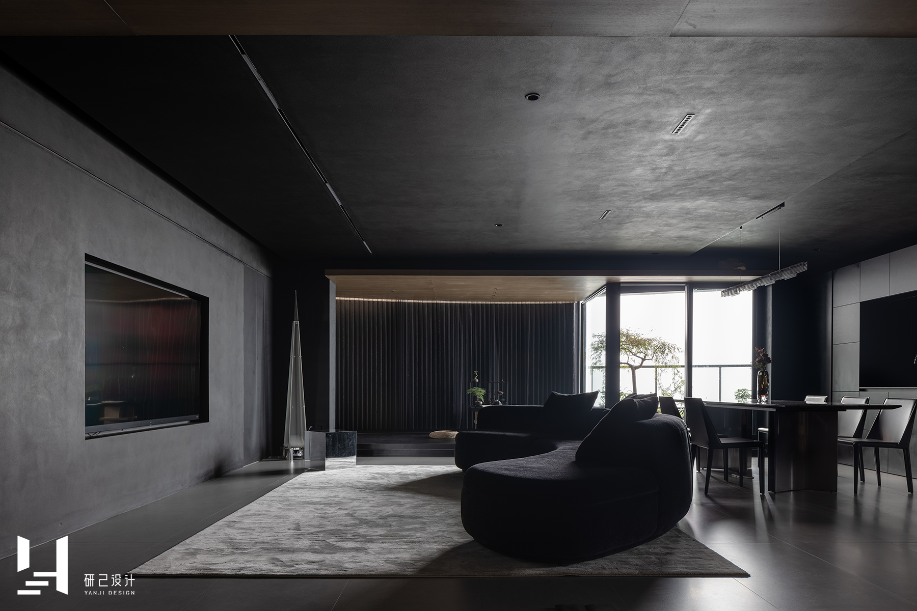 暗黑风江景宅丨中国芜湖丨研己设计-15