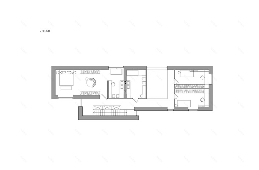 乌克兰 Dnipro 博嘉住宅——现代简约与私密空间的完美结合-7