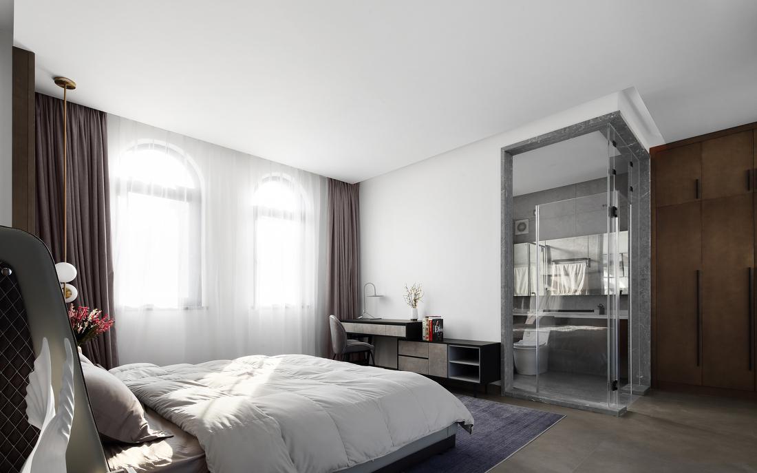 山湖之城 · 现代简约风格民宿设计-36