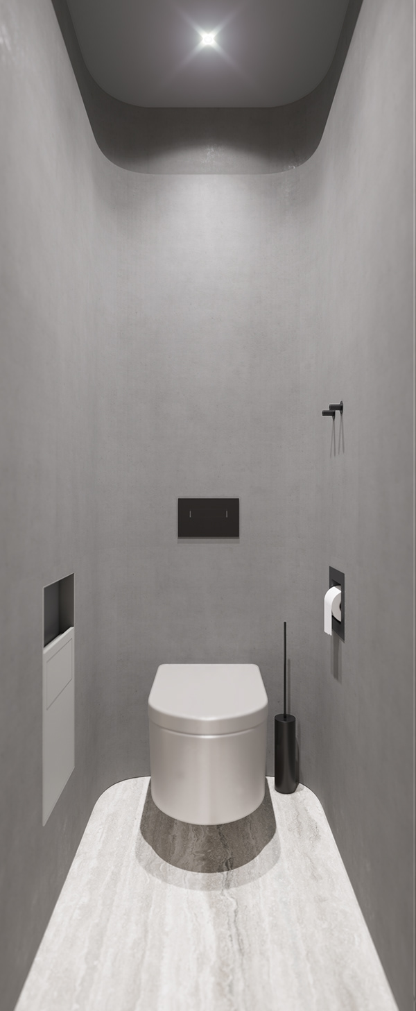 莫斯科办公室洗手间设计丨俄罗斯莫斯科丨Elena Solianik-12