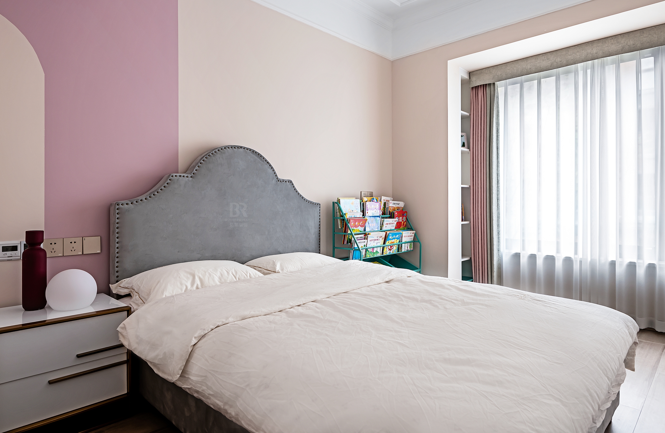 琅樾江山洋房 130㎡美式轻奢风格设计丨重庆兄弟装饰公司-21