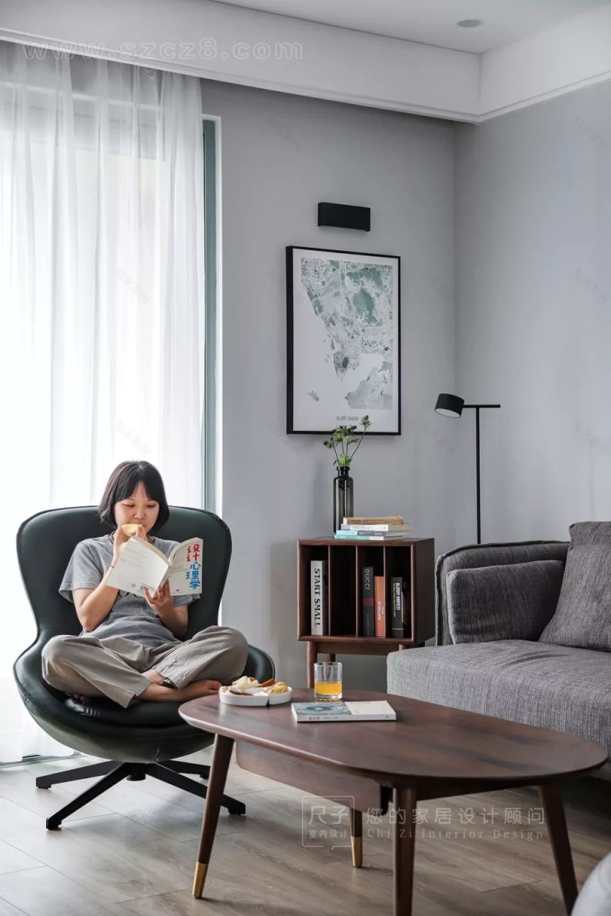 128㎡现代简约家,阳光餐厨区的魅力与生活阳台的巧妙改造-48