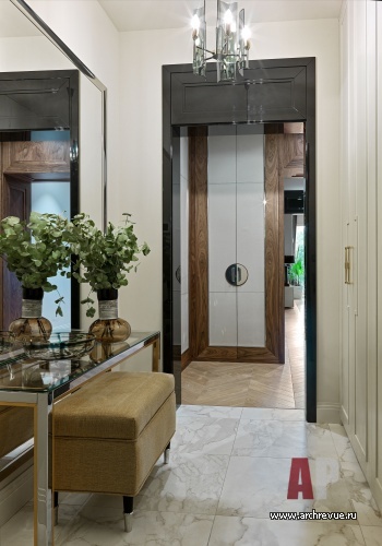 莫斯科带石膏浮雕及定制家具的现代公寓设计丨俄罗斯莫斯科丨Евдокимова Ольга,Зайцева Олеся-11