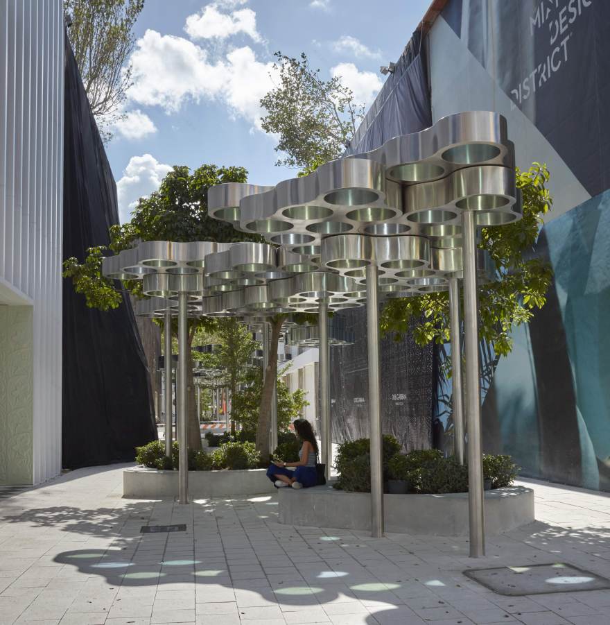 迈阿密“云”雕塑棚架——自然与都市的和谐交融-11