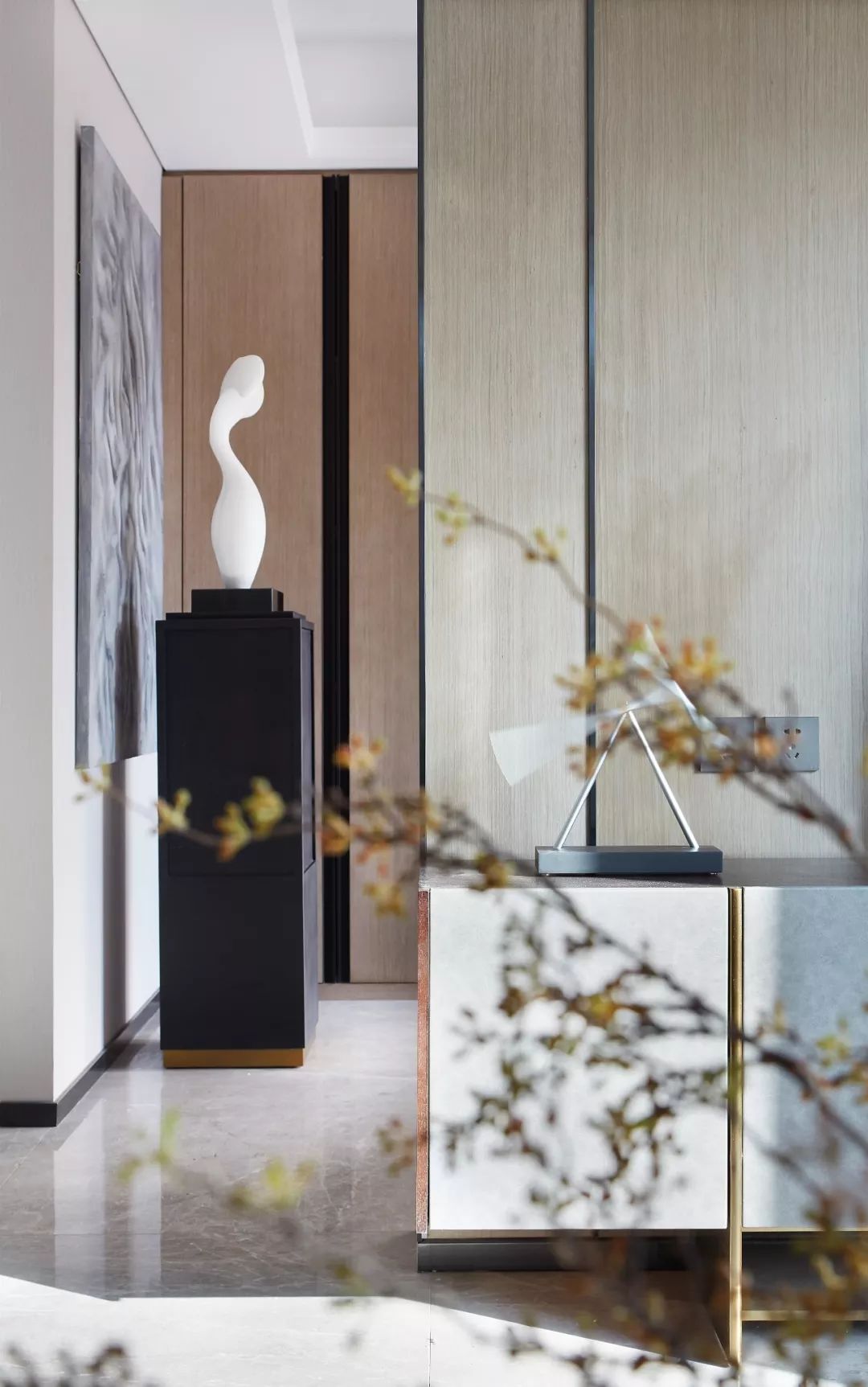 高级灰++爱马仕橙,广州别墅打造优雅家居风丨中国广州丨星艺装饰广州总部-13