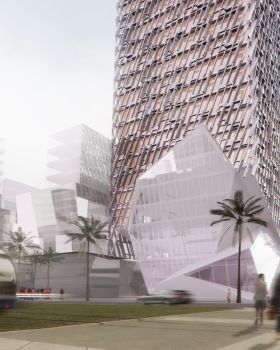 摩洛哥卡萨布兰卡金融城塔 - 融合自然与城市的地标建筑