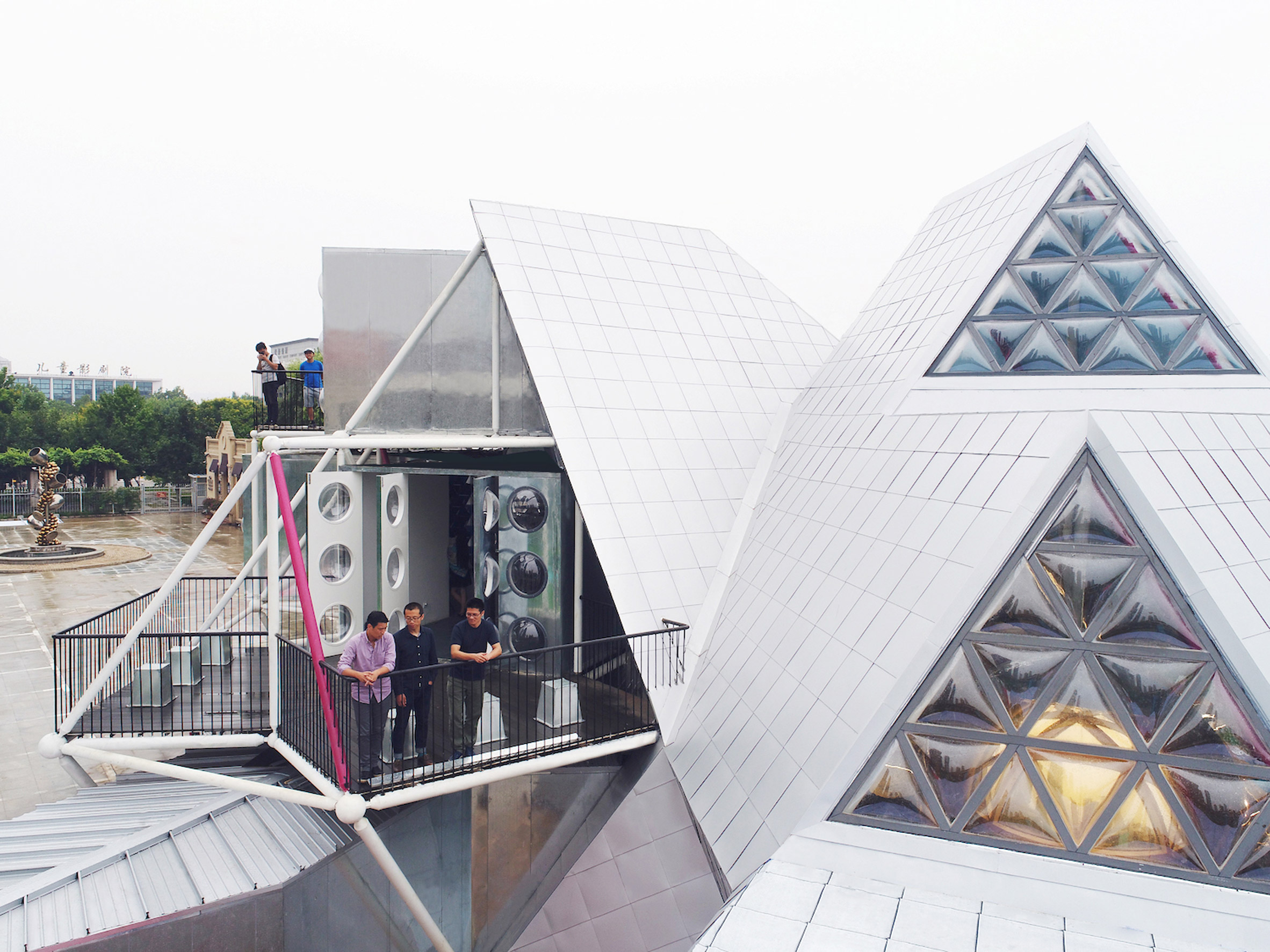 Prefabricated and mobile components combine to form The People's Station cultural centre | Dezeen-17