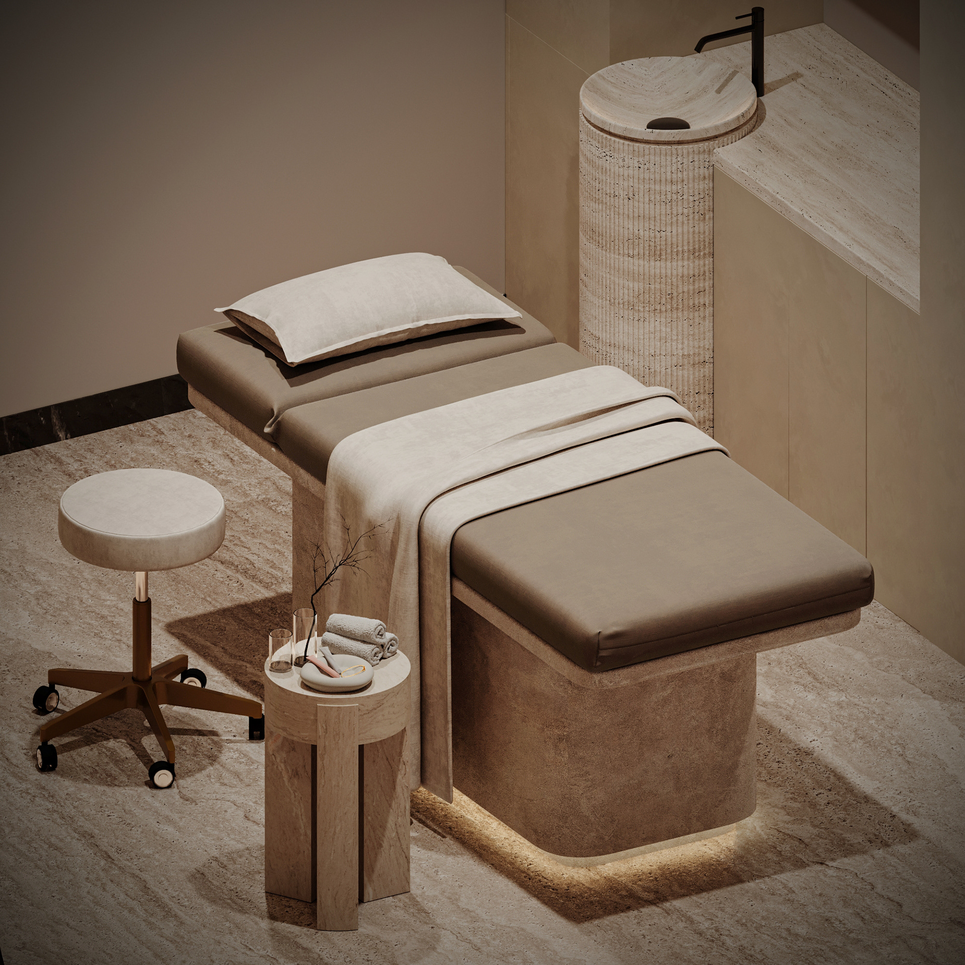 现代有机美容院丨沙特阿拉伯塔布克丨RAWABI DESIGN-27