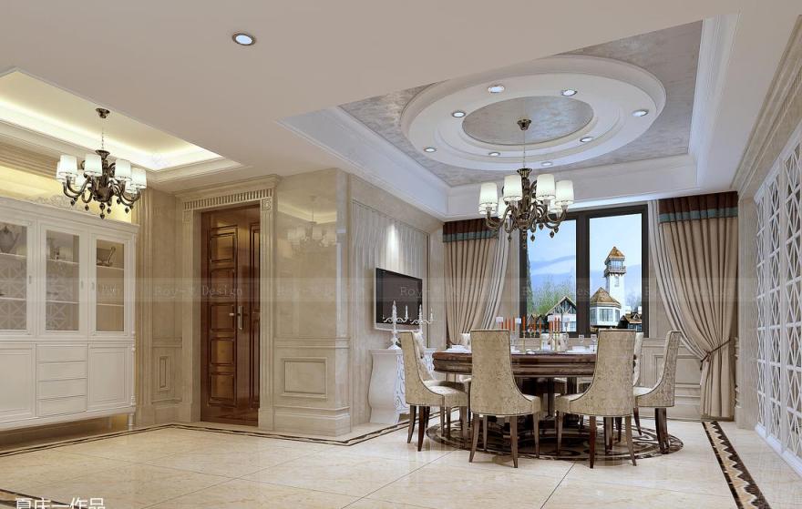 现代园墅欧式纯白设计,温馨舒适,白色与蓝色搭配典雅自然-6