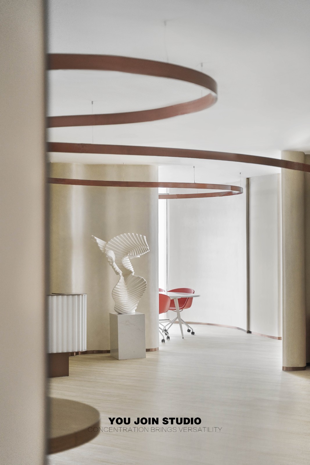 素柔绸纺办公空间设计丨于几设计-11