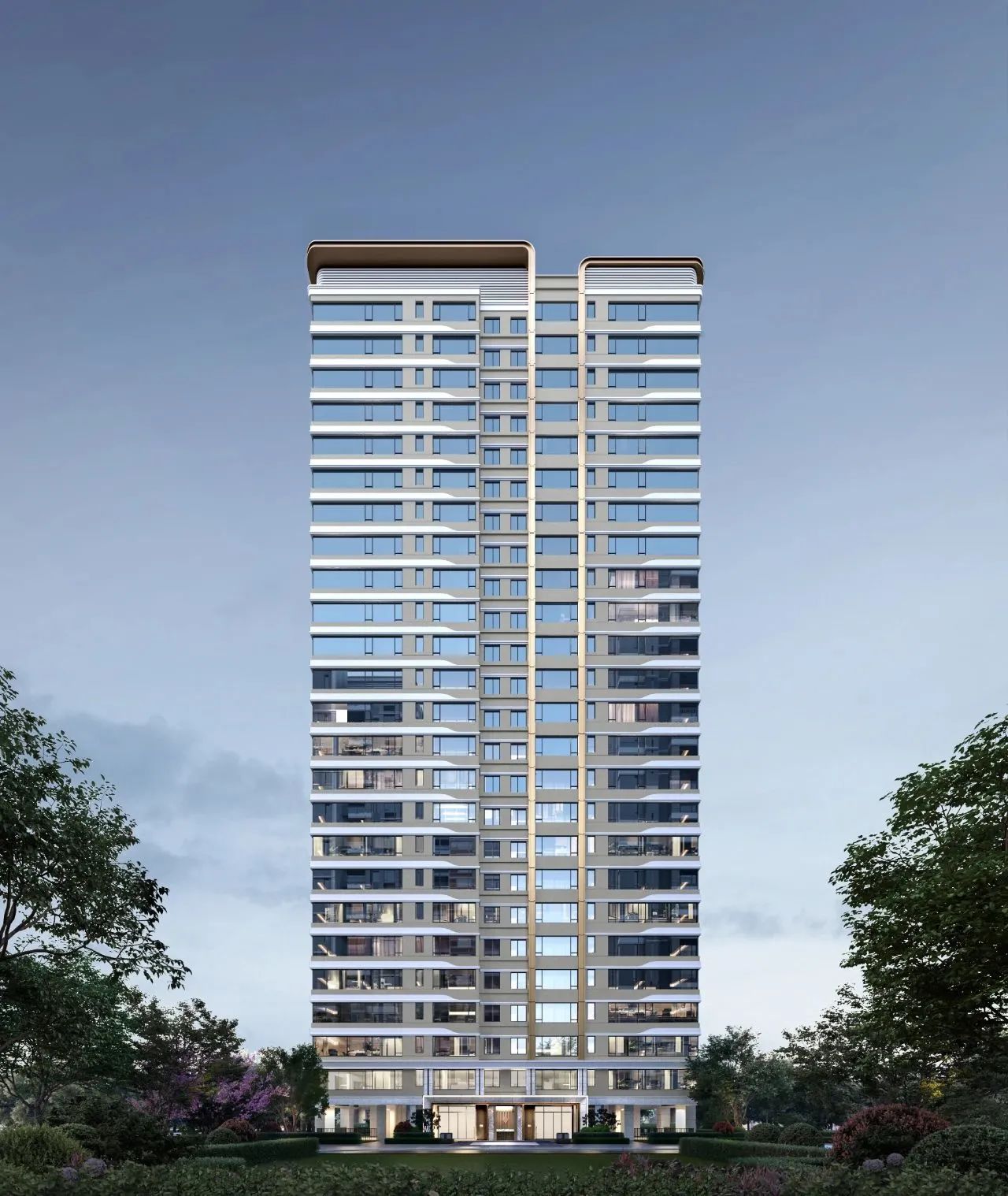 泉州·龙湖御湖境 大平层丨中国泉州丨李益中空间设计-1