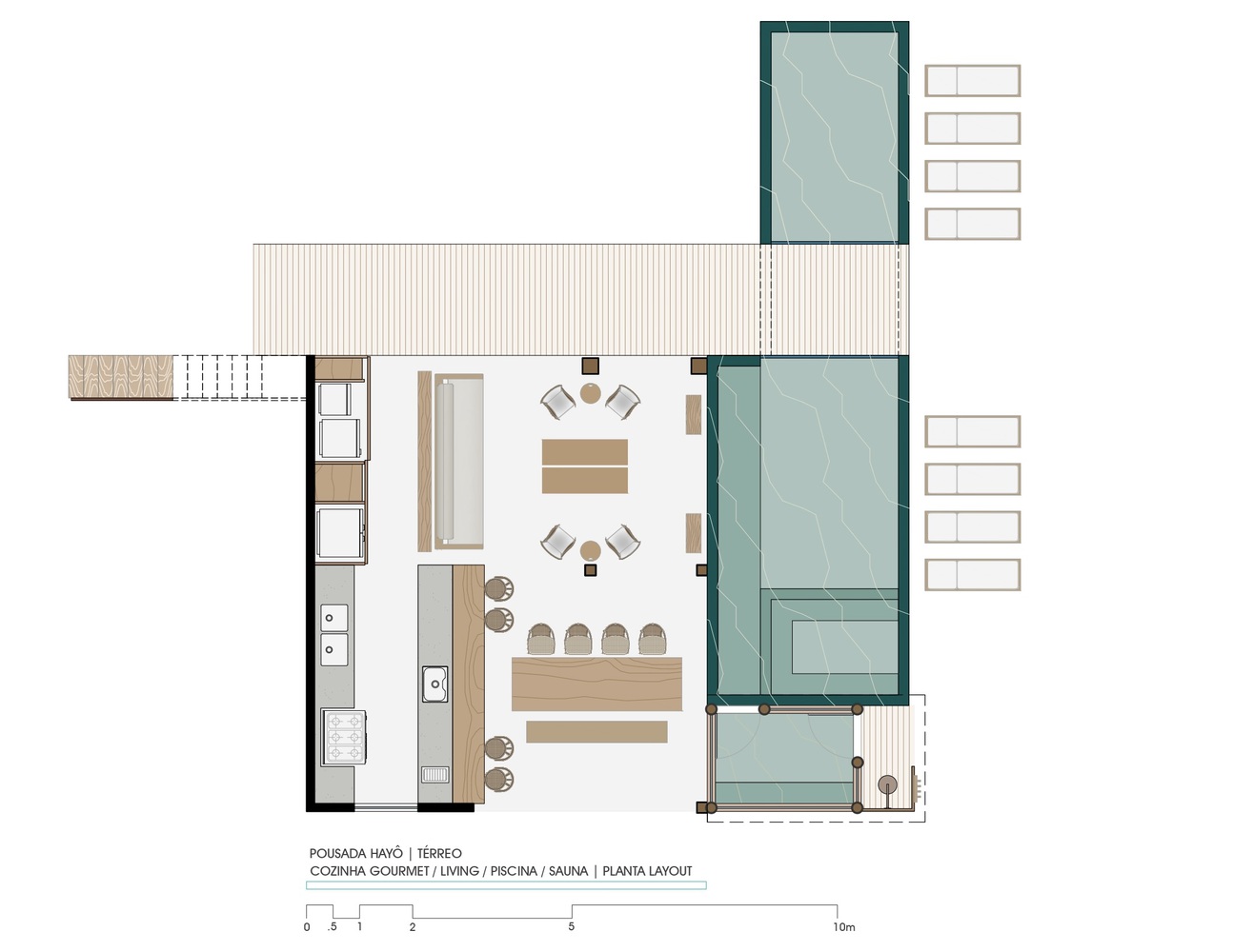巴西 pousada hay 旅馆丨薇薇安·亨尼科特·阿尔奎特塔斯和协会-71