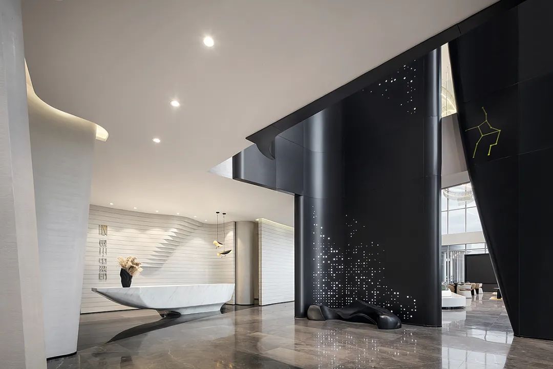 银川中梁印营销中心 | 宇宙星辰下的刚柔并济空间-17