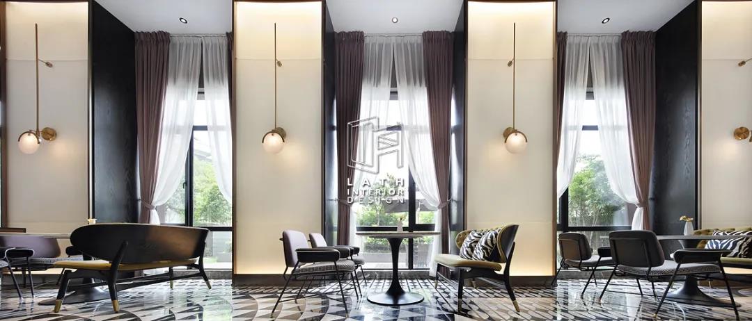 现代 Art Deco 风格餐厅设计-51