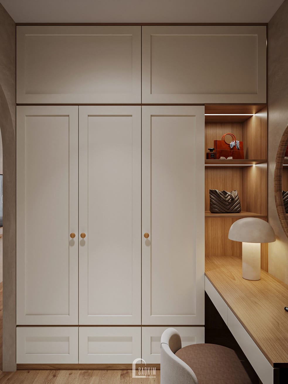 50m² 5 层Japandi风格联排别墅设计丨越南河内-21