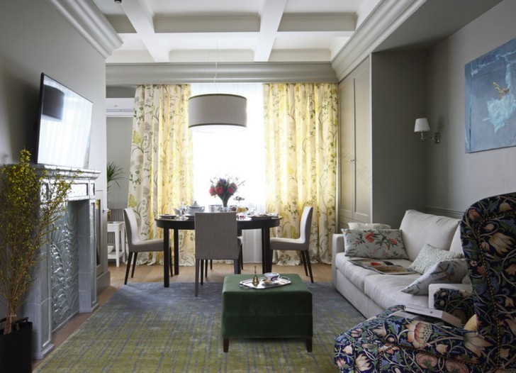 莫斯科绿意盎然的英式公寓-4