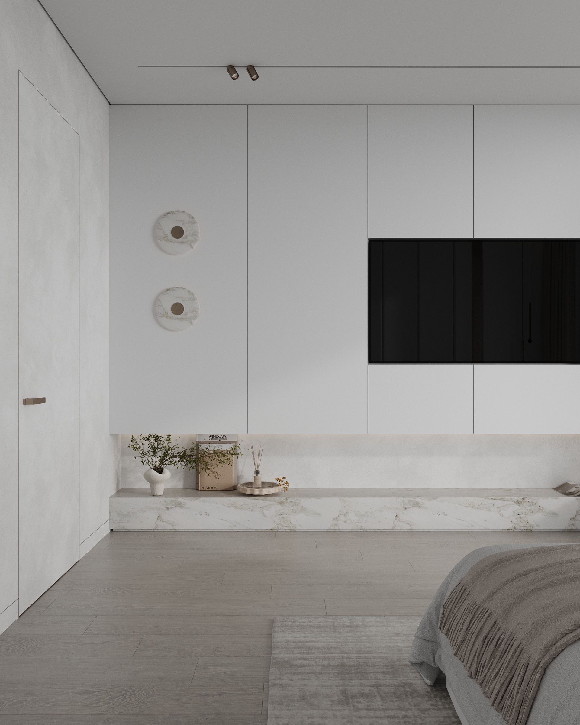 主卧室可视化设计丨美国丨Inesa Orlenko-13