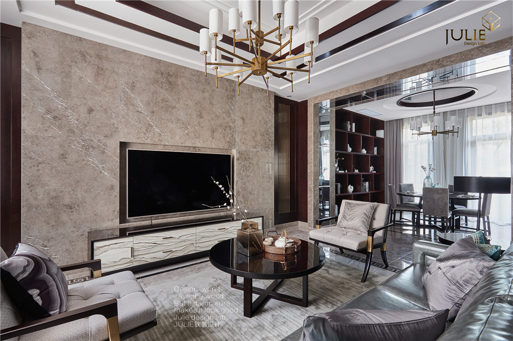 杭州东海闲湖城新中式混搭设计,呈现雅致空间-21