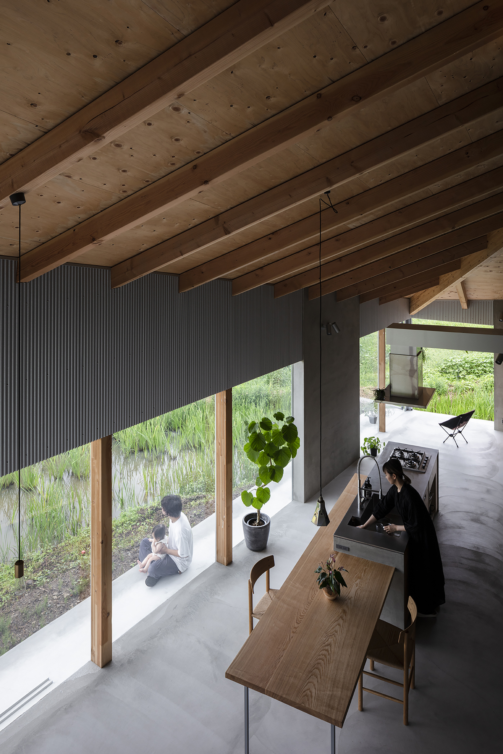 榛原町的地板和屋顶丨日本丨SAI Architectural Design Office-18