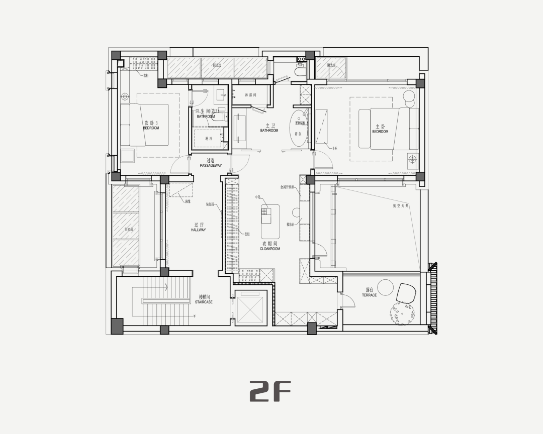 观享际SKH新作｜南京660㎡别墅，自由与爱-145