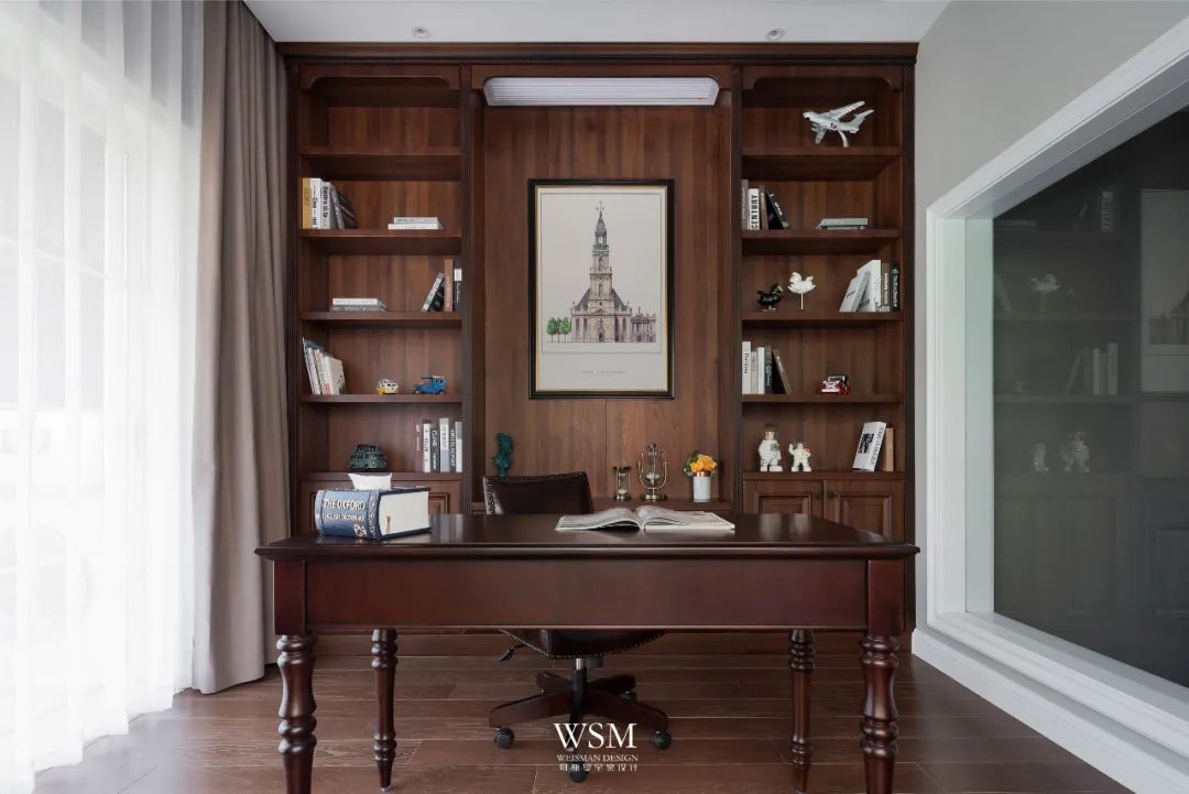 苏州明珠城 400 平米美式私宅，打造浪漫复古生活空间-70