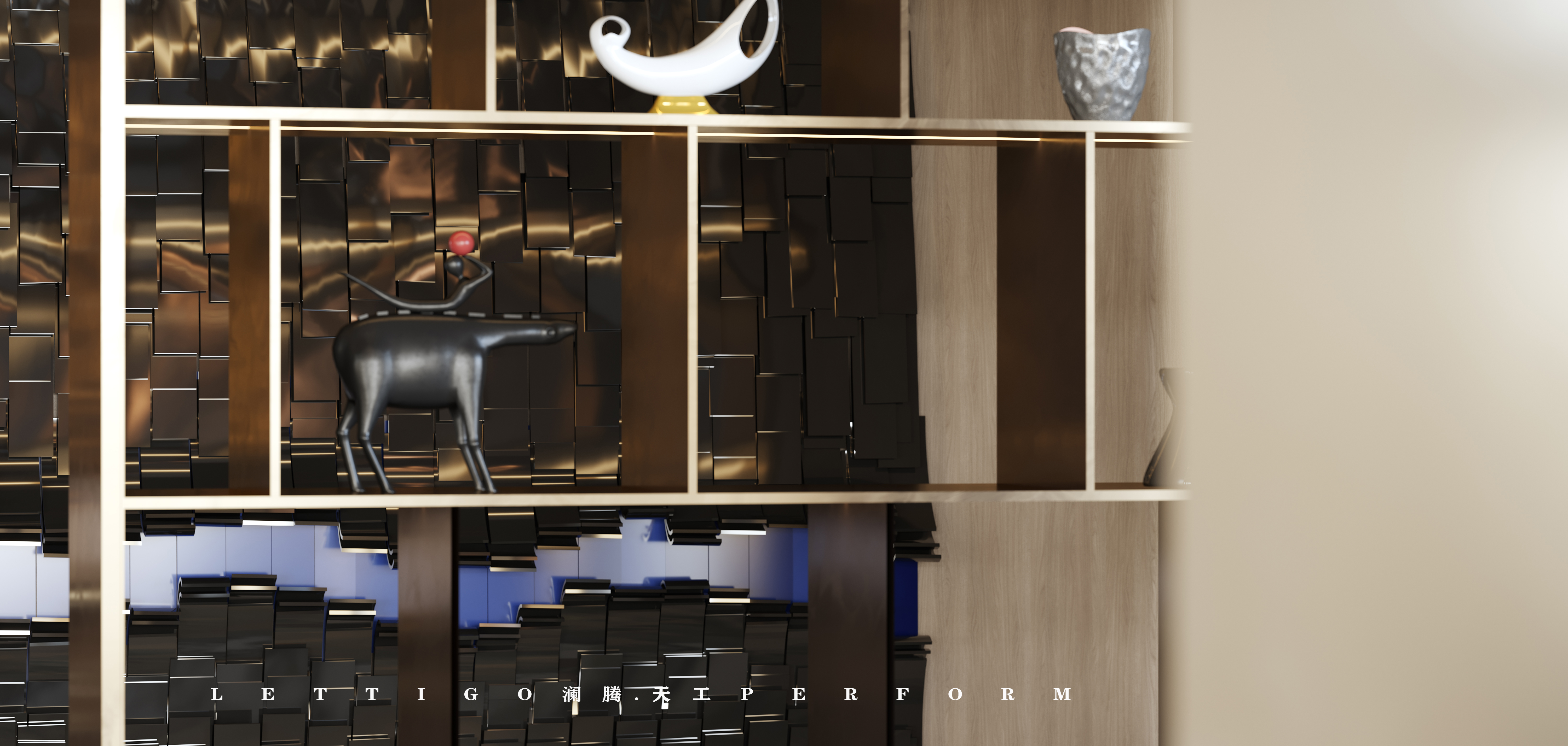 又一套九宫格放不下系列之现代工装售楼部-15