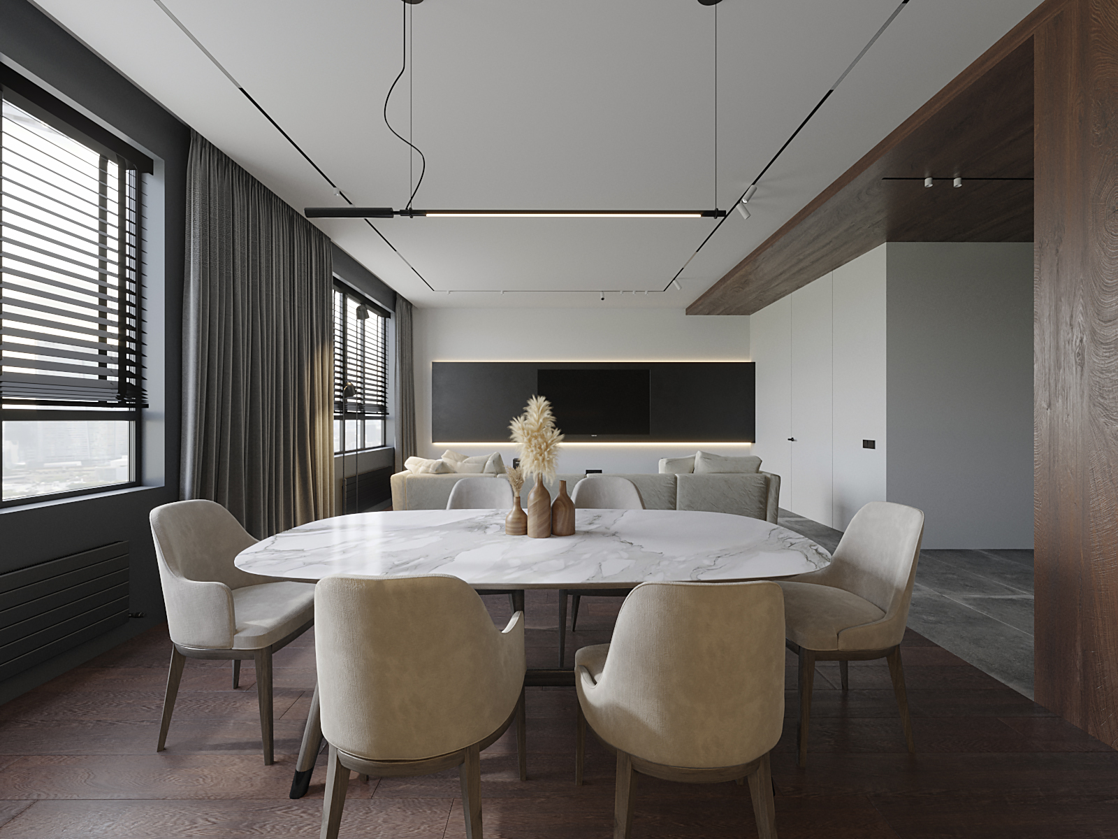 客厅和厨房设计-8