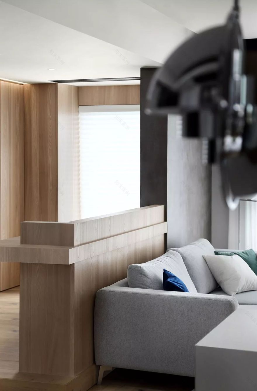 广州 140㎡原木极简空间,诠释生活美学-21