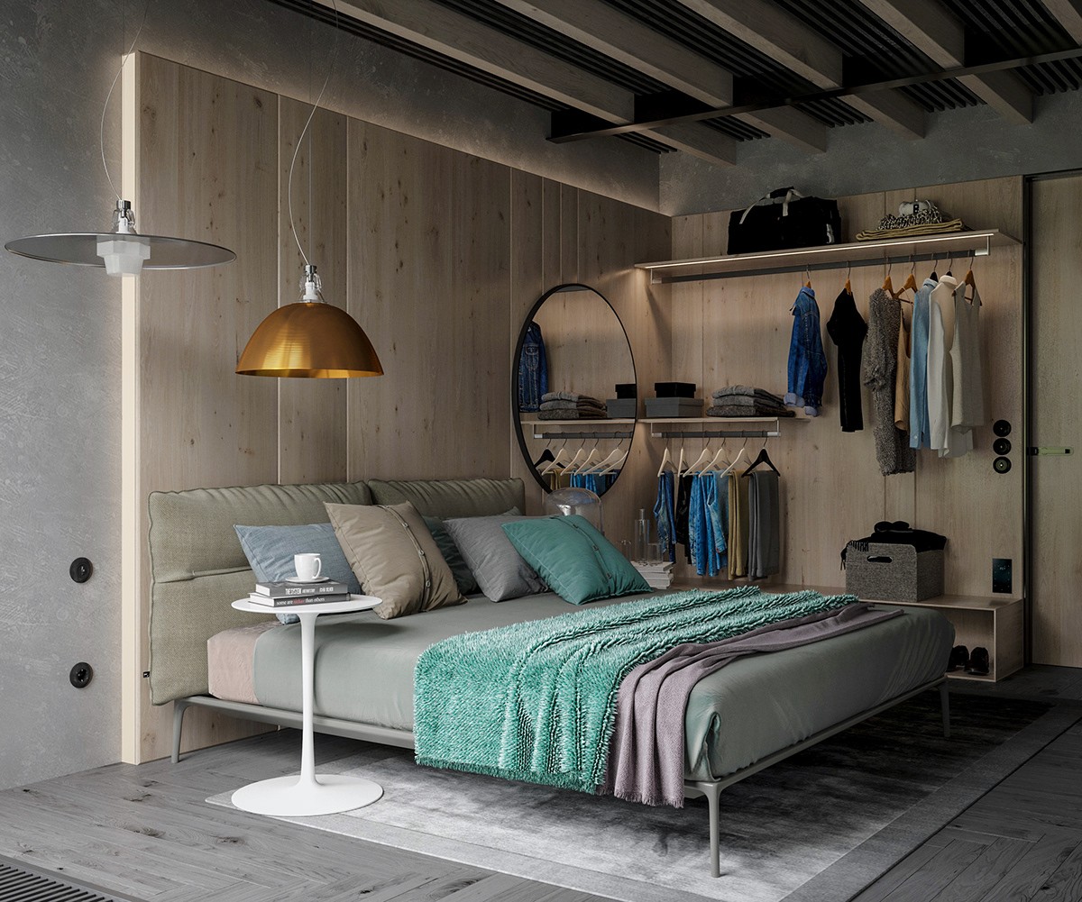 110平 简约工业风-12