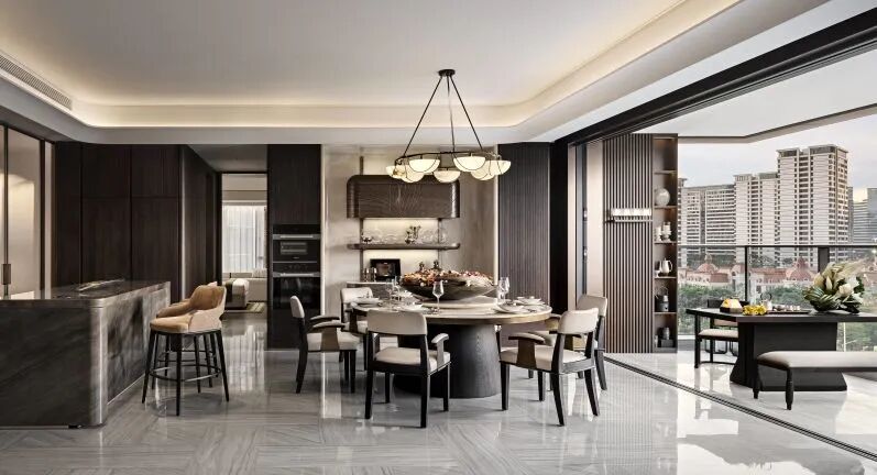 深圳天安1号丨中国深圳丨硬装矩阵纵横,软装矩阵鸣翠MIX-23