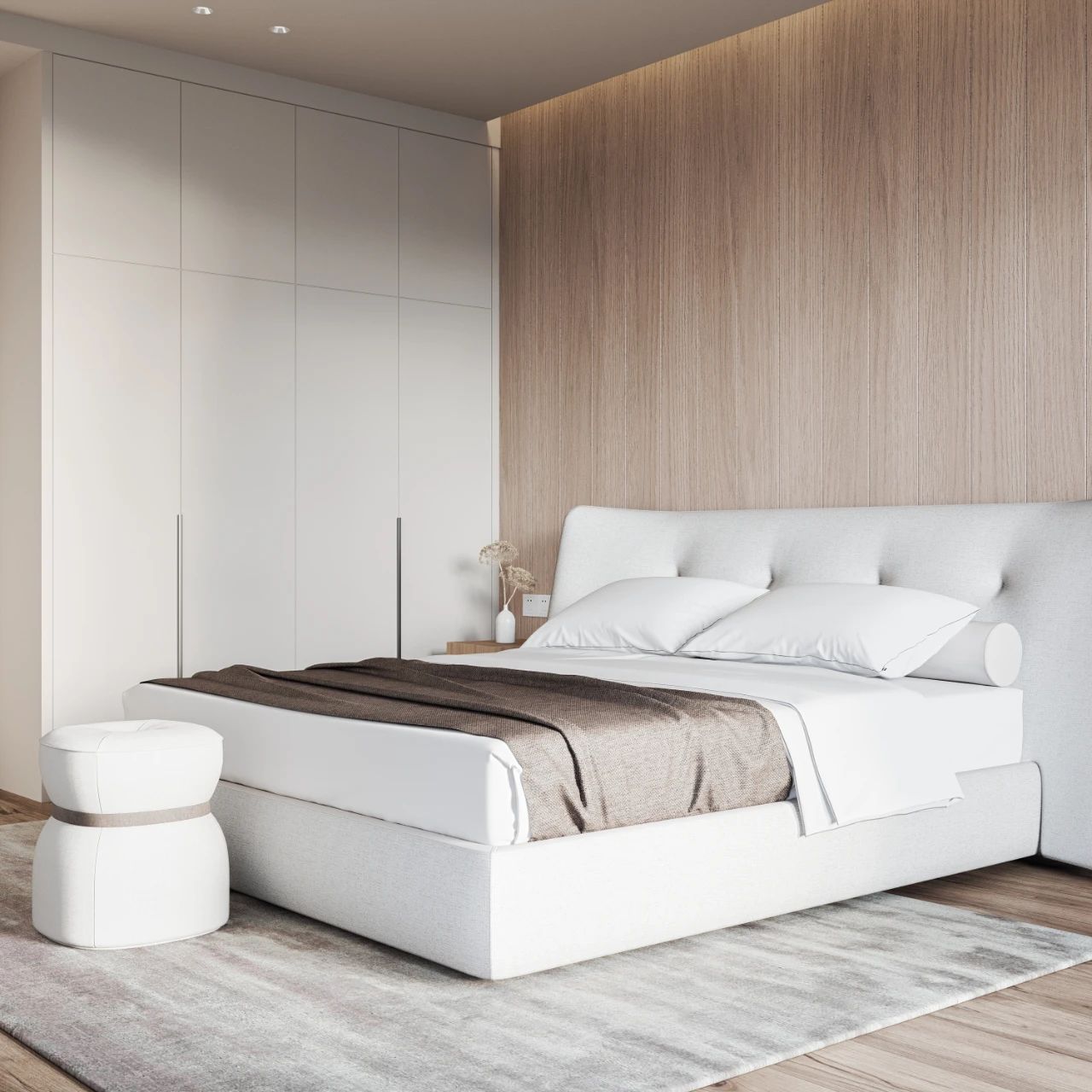 现代暖色调温馨感十足的家装-23