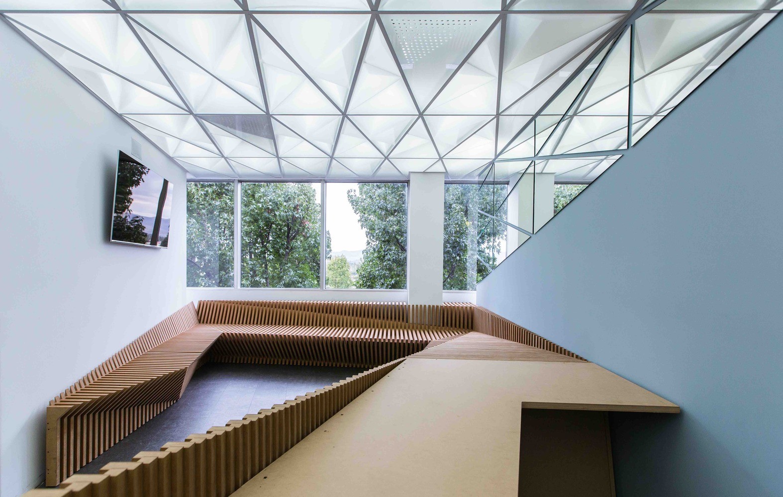 加州牙科办公室 | 隐藏的吊顶艺术-17