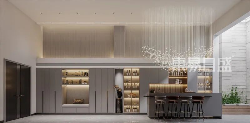 【首发】于凯作品：夏日午后 | 嘉盛龙庭450㎡现代简约风格别墅装修-63