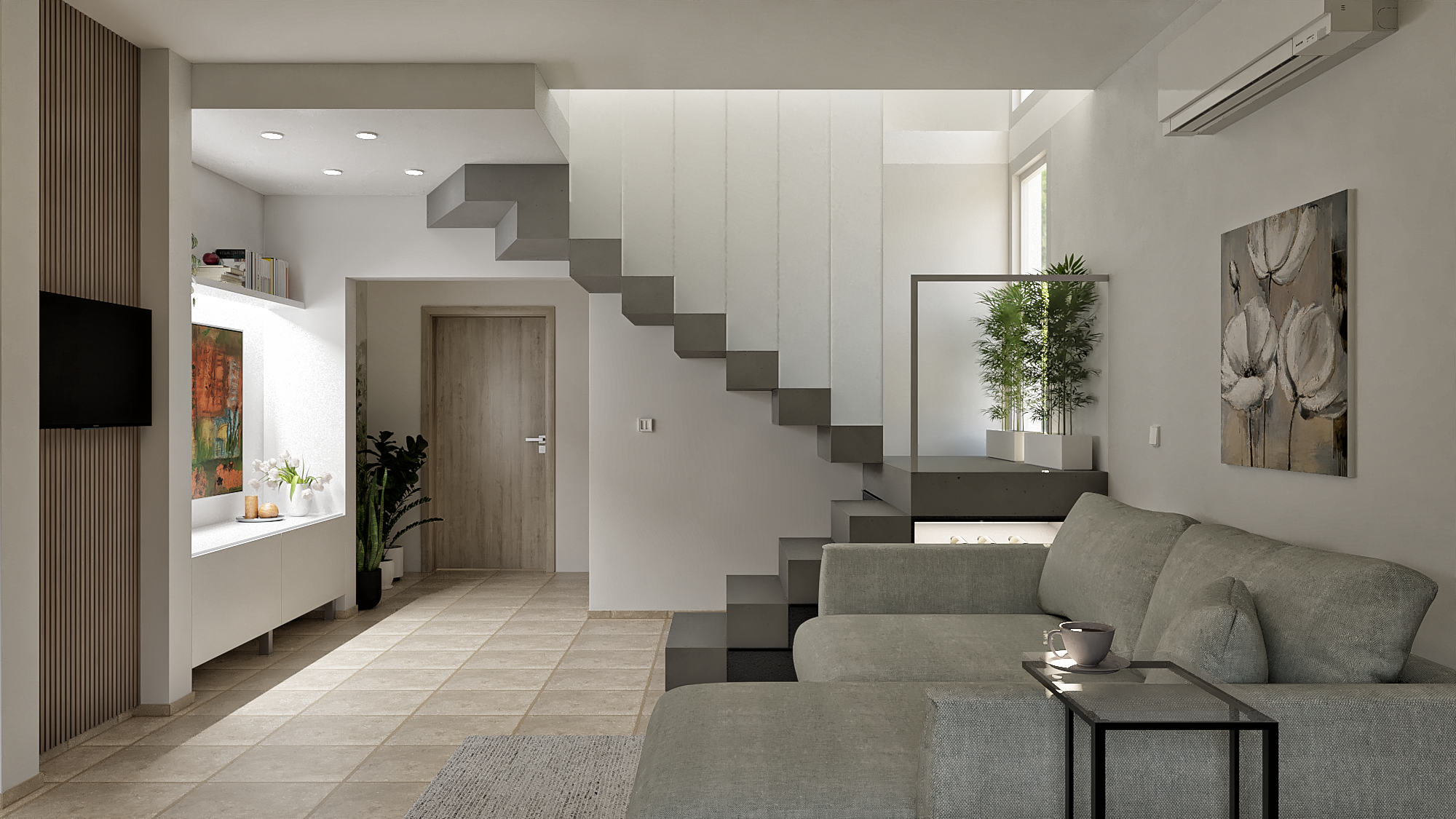 Ramallo建筑可视化,电视架可视化等多个项目丨micaelasanmartin-34