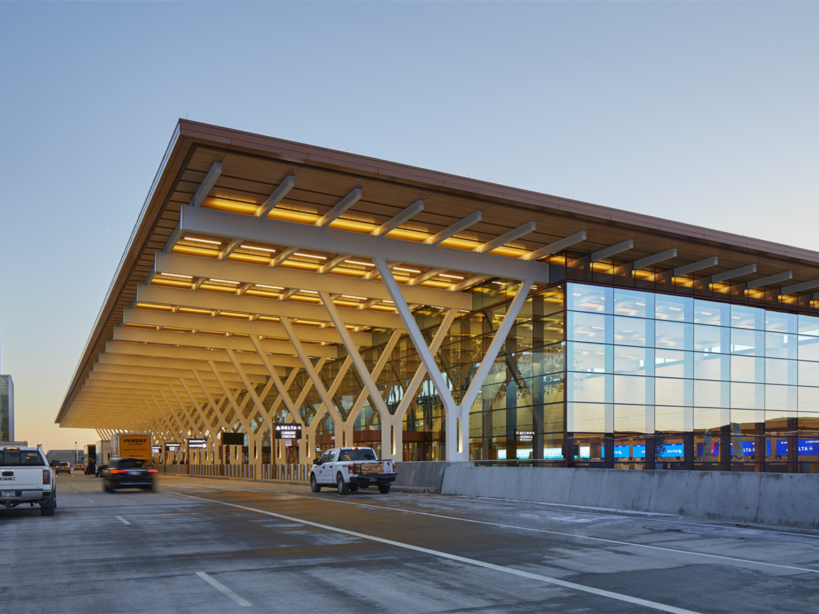 美国堪萨斯城国际机场新航站楼丨斯基德莫尔奥因斯梅里尔公司-3