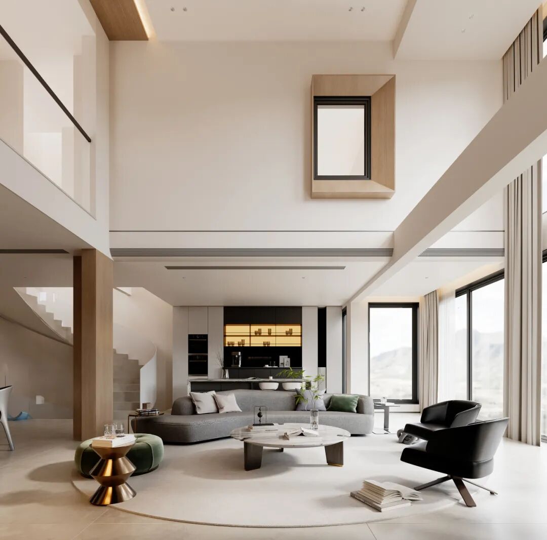 450㎡现代叠墅 卓悦城丨中国湖南丨纵向·空间设计-23