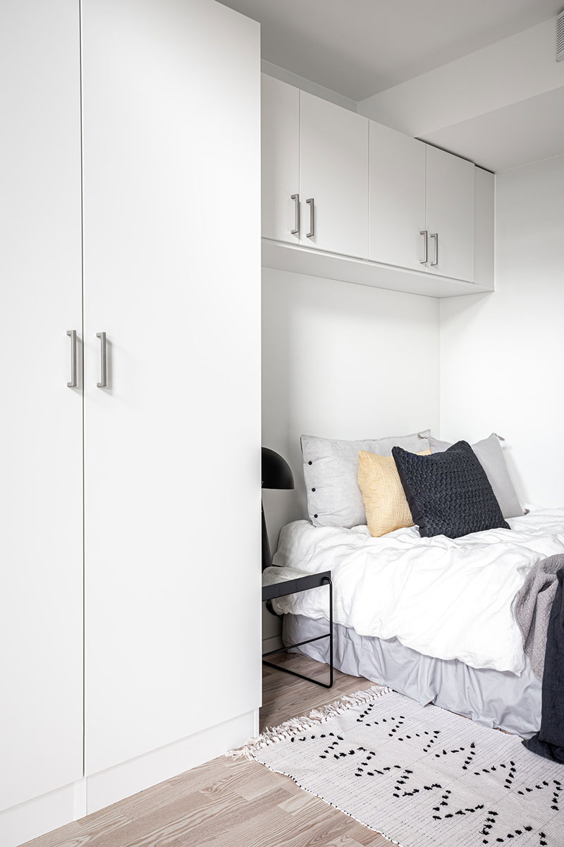 瑞典 Gothenburg 小公寓的创意设计 | 51 平米带阁楼客厅-16