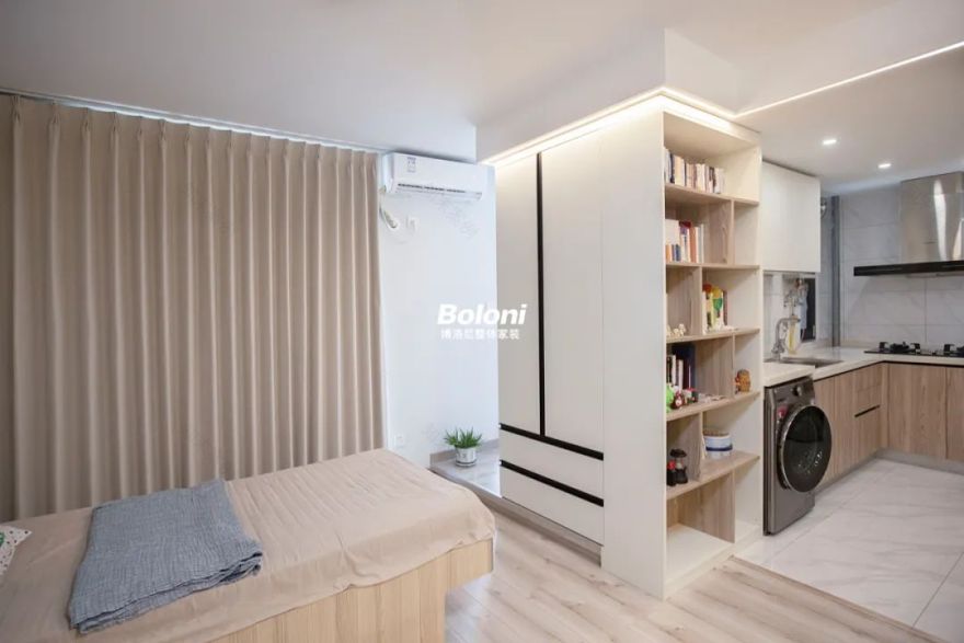 劲松二区简约北欧空间重组丨中国北京丨张静-25