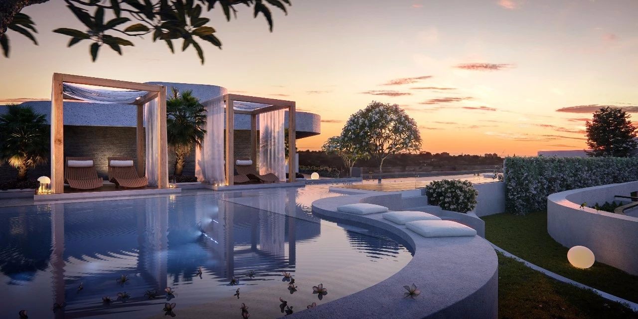 非鬼才   敢设计丨顶层连廊竟被设计成悬浮的空中泳池-9