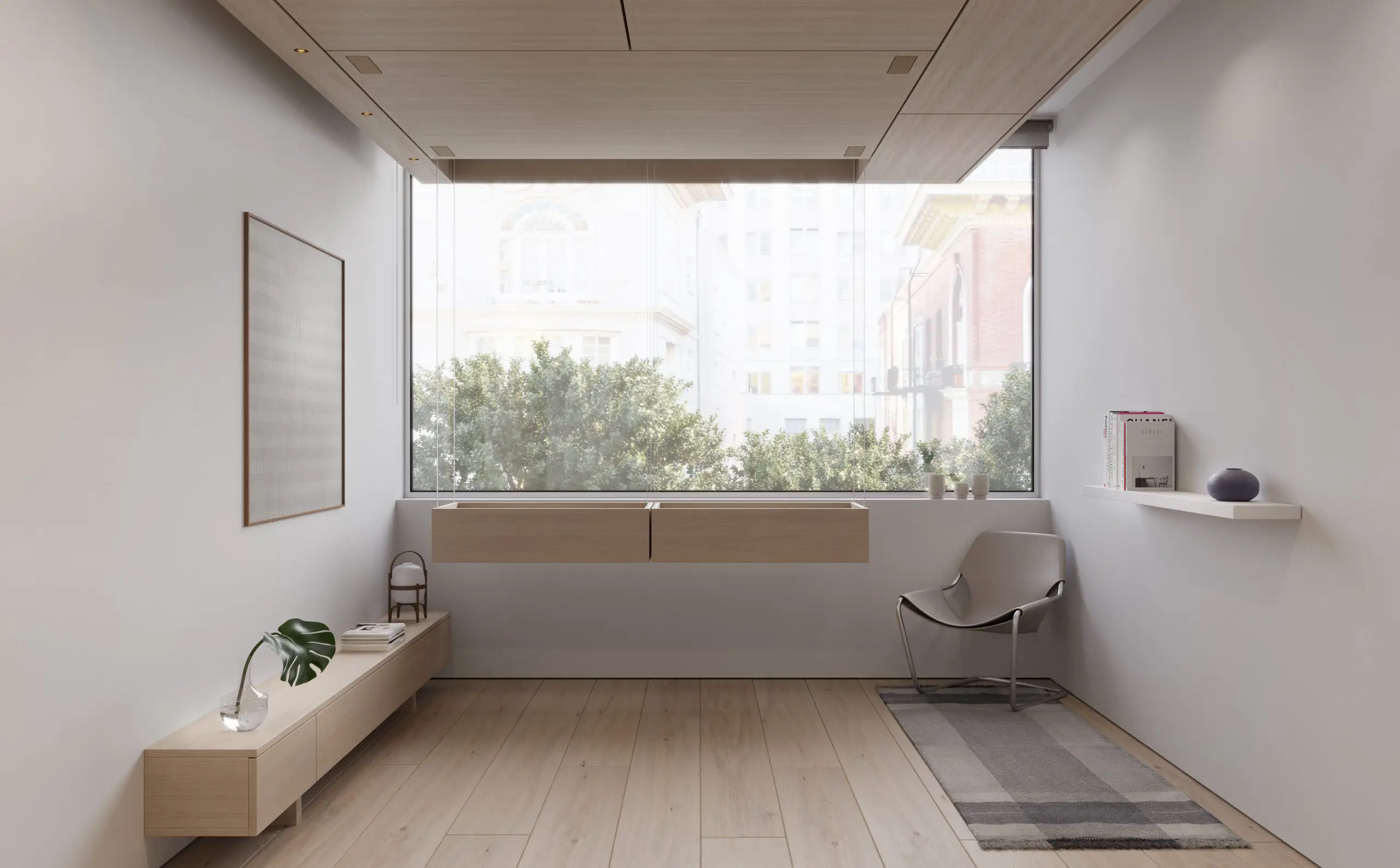 巧妙利用顶空间，设计师打造多功能卧室-4