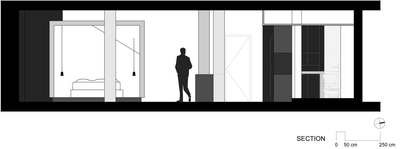 都灵“无门”公寓，明亮通透的混凝土洞穴-25