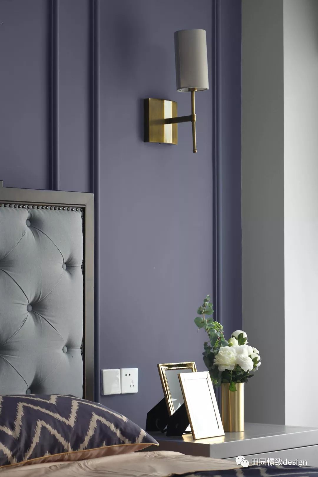 莫奈《鸢尾》的浪漫演绎——德阳香江华府 130 平米空间设计-46