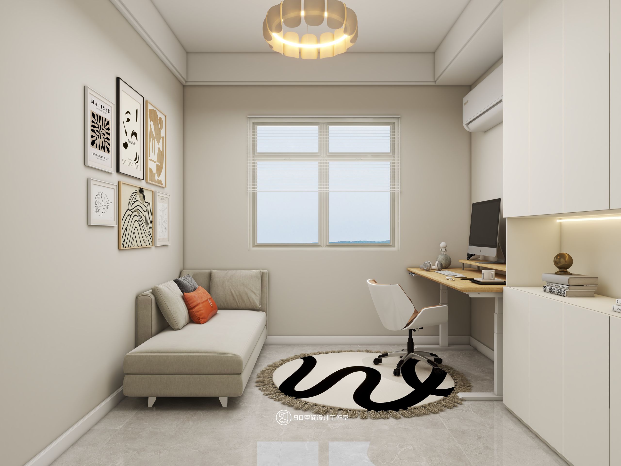 90 空间设计∣128㎡北欧奶油风-34